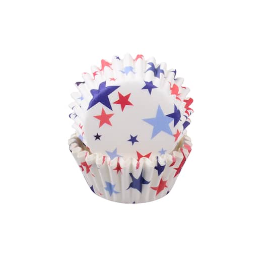 July 4th Stars Cupcake Baking Cup Set by Celebrate It&#x2122; Red, White &#x26; Blue